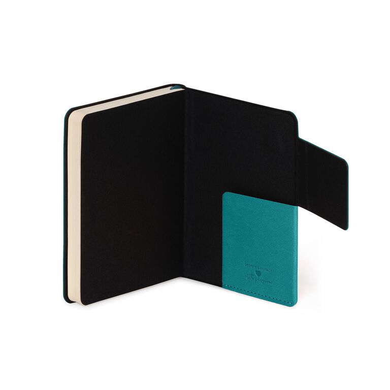 Einfarbiges liniertes Notizbuch mit Softcover - Malachite Green - My Notebook
