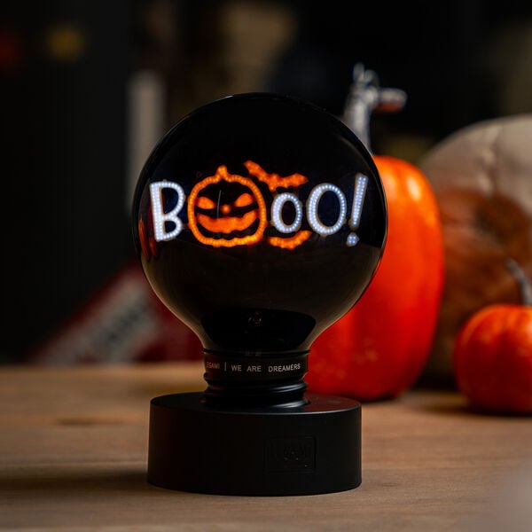 Lámpara Decorativa de Mesa en Forma de Bombilla - Pumpkin Booo - Bulb Fiction Lámpara Decorativa de Mesa en Forma de Bombilla - Pumpkin Booo - Bulb Fiction