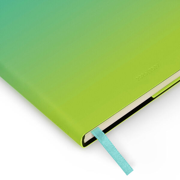 Agenda Semanal 2026/2027 16 Meses - Shades of Green - Small Con Libreta