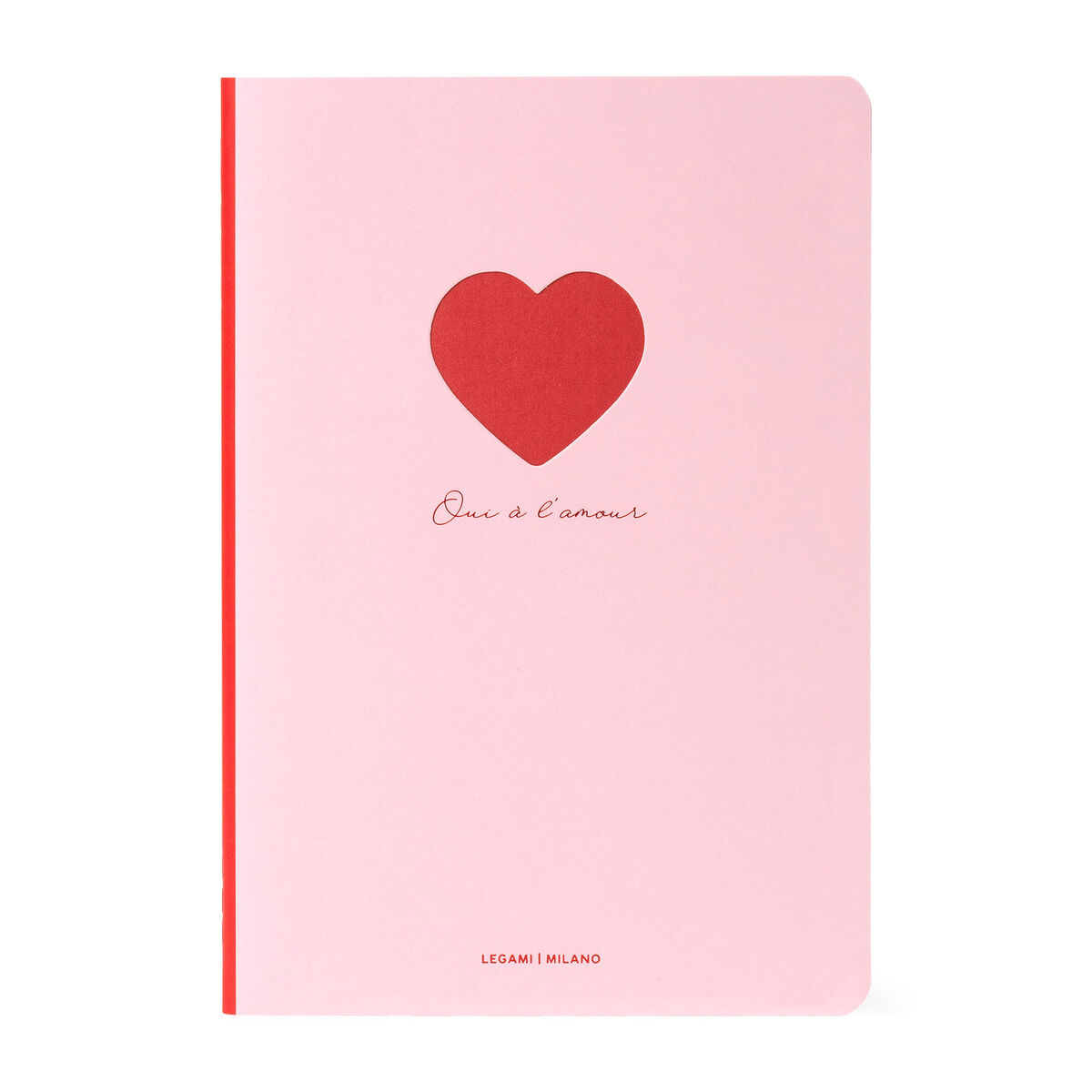 Lined Notebook with Heart A5, , zoo