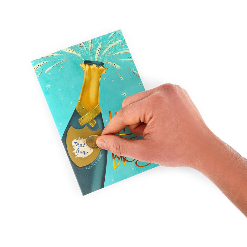 Scratch to Reveal Greeting Card - Bottle, , zoo