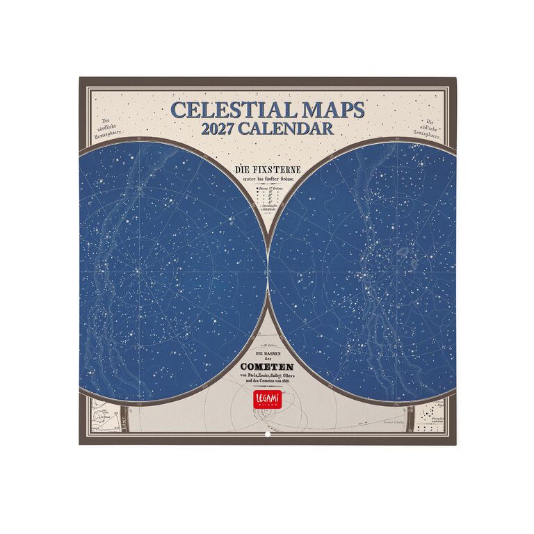 Calendario da Parete 2027 - 30 x 29 cm -Celestial Maps Calendario da Parete 2027 - 30 x 29 cm -Celestial Maps