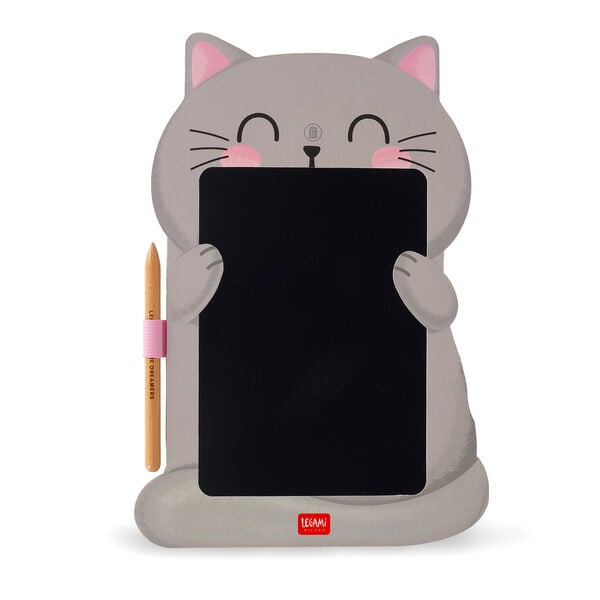 Kitty Portable LCD Drawing Board in Cardboard - Magic Sketch Board Kitty Portable LCD Drawing Board in Cardboard - Magic Sketch Board