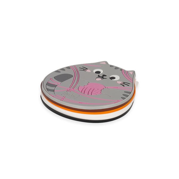 Set of Six Coasters - The Coaster Club - Kitty Set of Six Coasters - The Coaster Club - Kitty