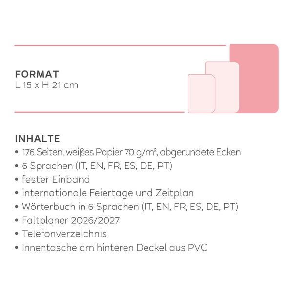 Wochenplaner 2026/2027 fĂŒr 16 Mesi - Bee - Mit Spiralbindung - Large Wochenplaner 2026/2027 fĂŒr 16 Mesi - Bee - Mit Spiralbindung - Large