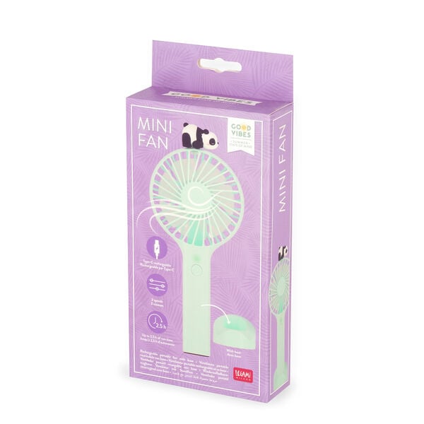 Ventilatore Portatile Ricaricabile con Base - Mini Fan Ventilatore Portatile Ricaricabile con Base - Mini Fan