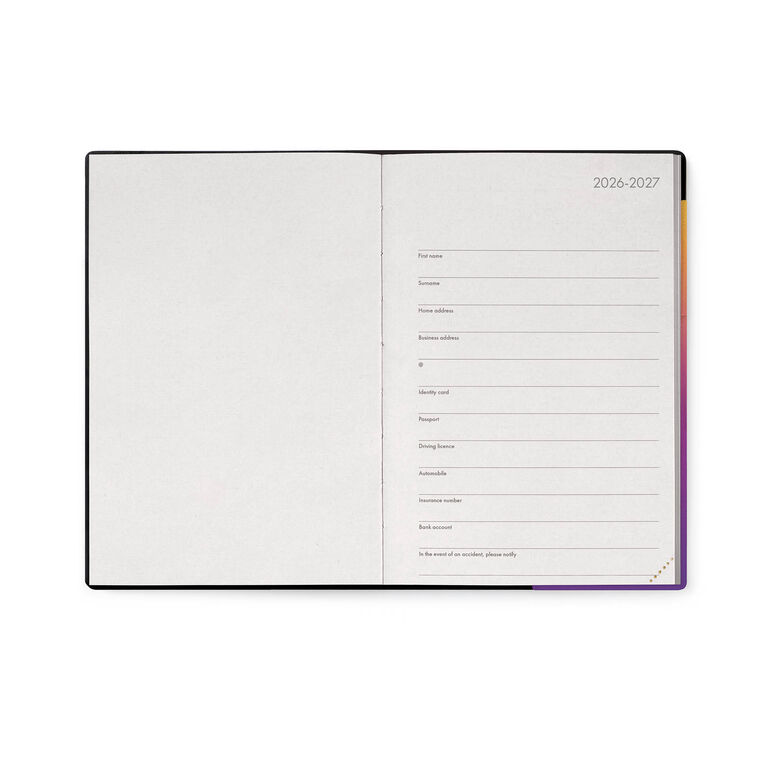 16-Month Medium Weekly Diary for 2026/2027 - Sunset Vibes