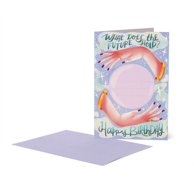 Scratch to Reveal Greeting Card - Crystal Ball