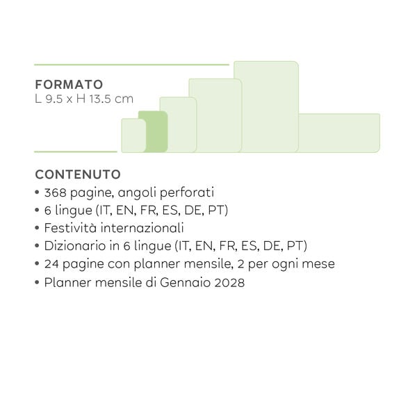Agenda 12 Mesi Giornaliera Small 2027 - Sunrise Lover