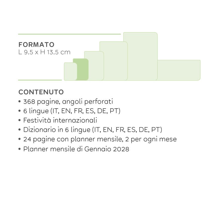 Agenda 12 Mesi Giornaliera Small 2027 - Sunrise Lover