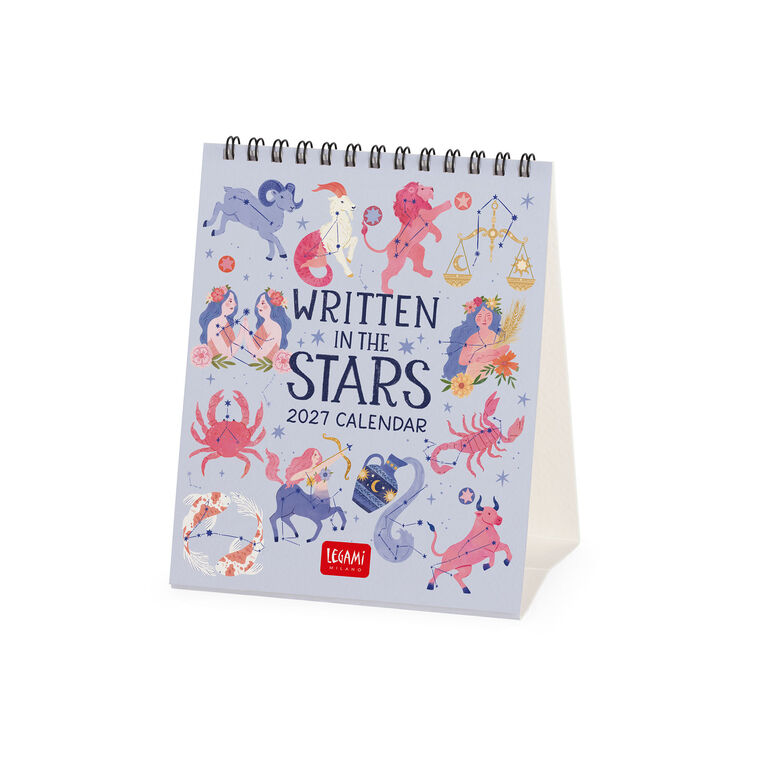 Calendario da Tavolo 2027 - 12 x 14,5 cm - Written in the Stars Calendario da Tavolo 2027 - 12 x 14,5 cm - Written in the Stars