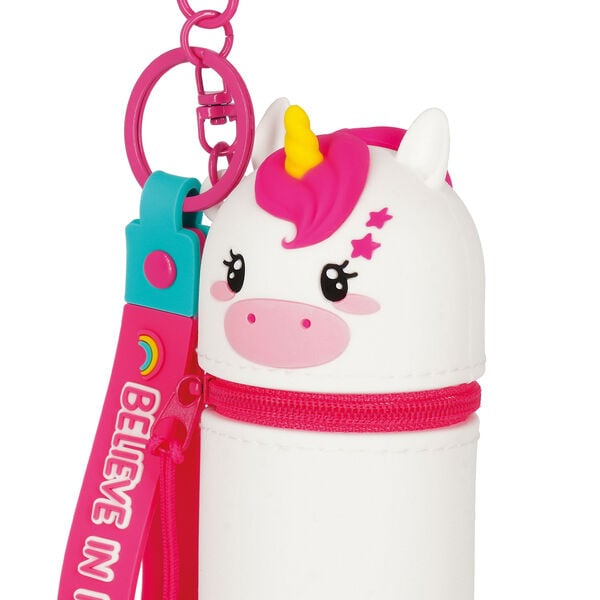 Portamonete con Portachiavi Unicorn - Mini Kawaii