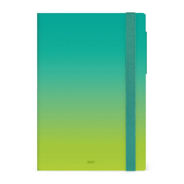 Agenda 12 Mesi Giornaliera Medium 2027 - Shades of Green