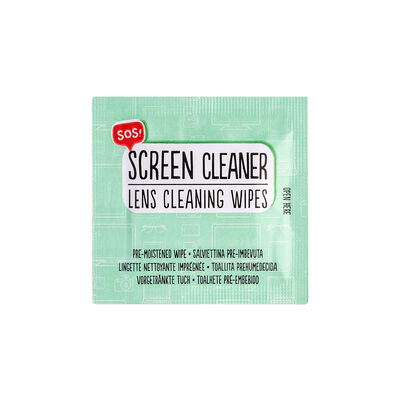 Sos Screen Cleaner - Pre-Moistened Wipes