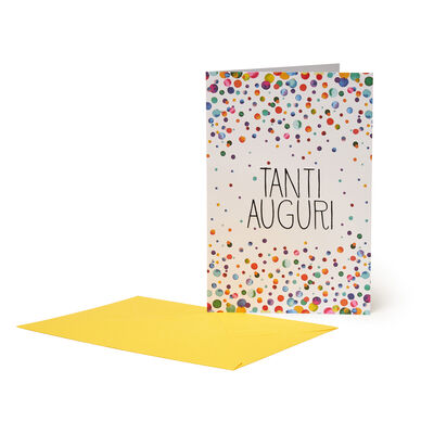 Greeting Card - Buon Compleanno - Pois