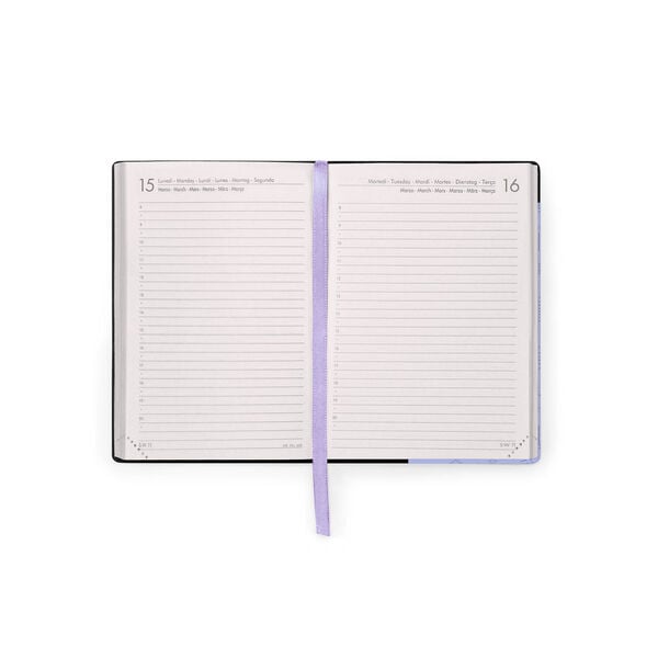 Agenda 12 Mesi Giornaliera Small 2027 - Cosmic Lilac