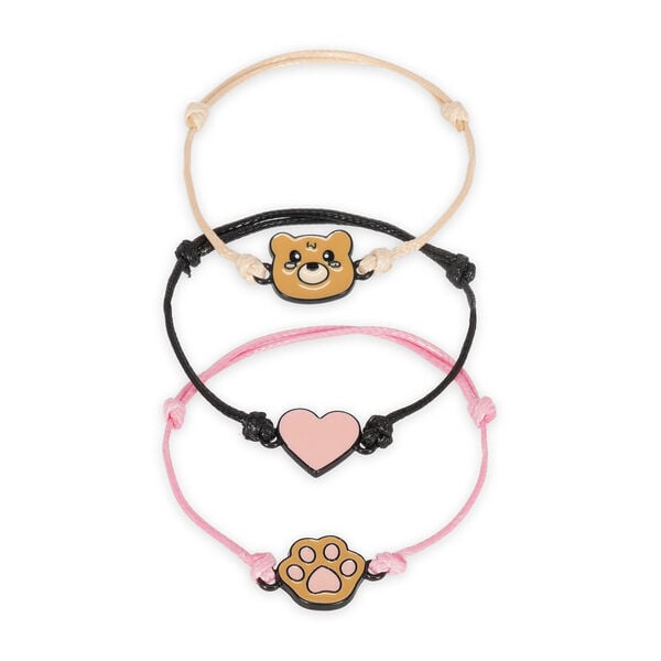 Set of 3 Bracelets - Teddy Bear Set of 3 Bracelets - Teddy Bear