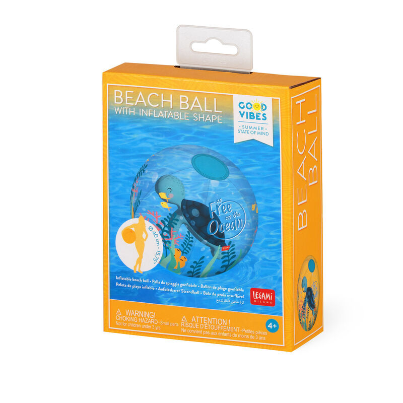 Aufblasbarer Strandball - Good Vibes, , zoo