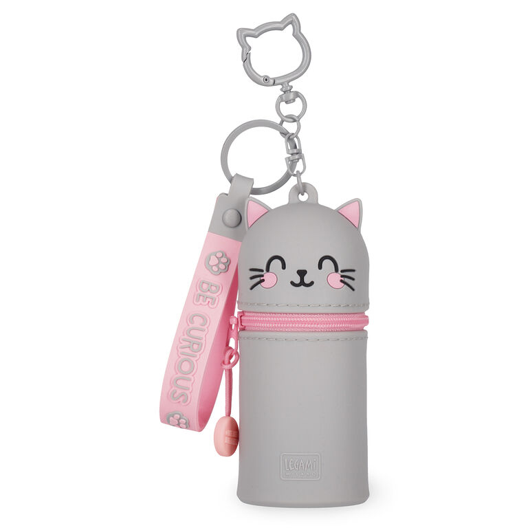 Münztasche mit Schlüsselanhänger Kitty - Mini Kawaii