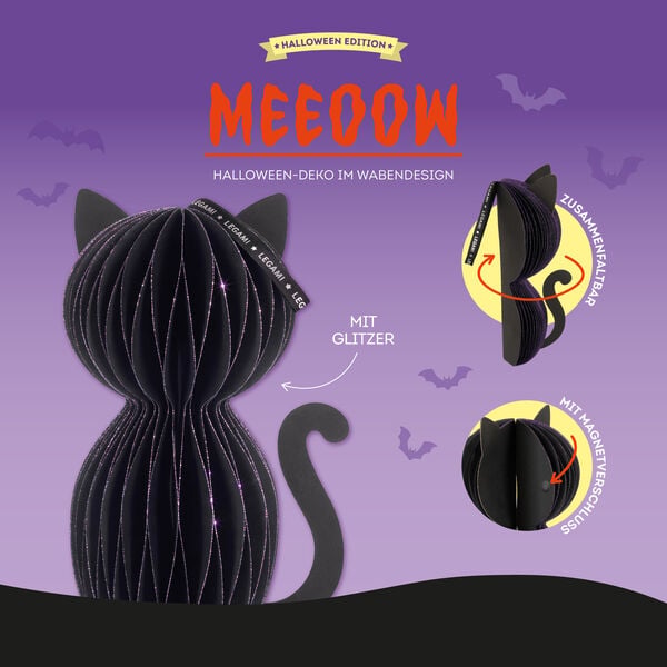Halloween-Deko im Wabendesign - Meeoow Halloween-Deko im Wabendesign - Meeoow