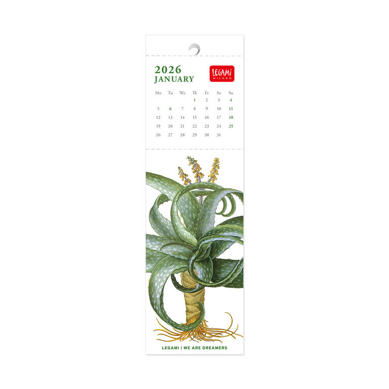 2026 Bookmark Calendar - 5,5 x 18 cm