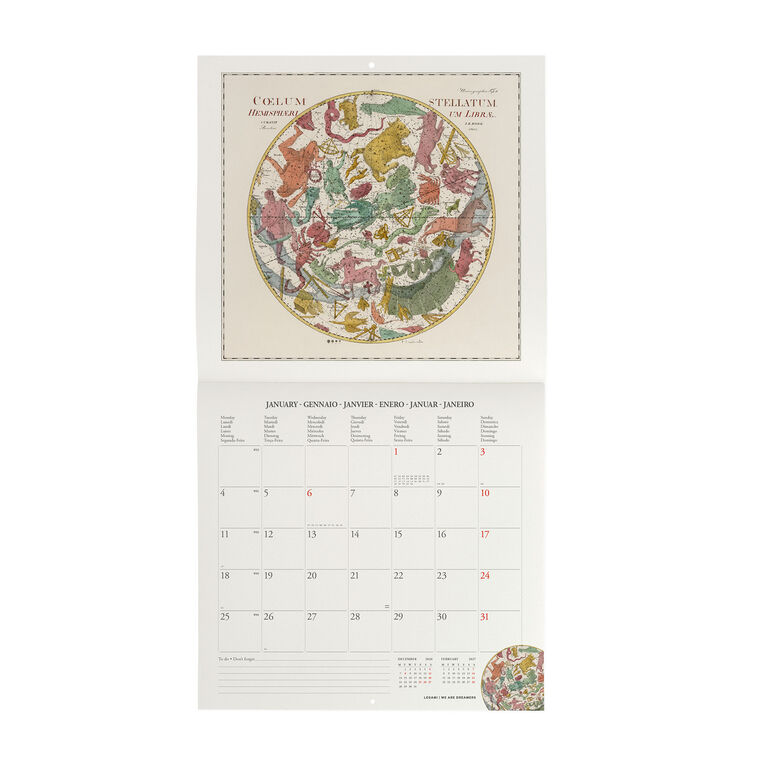 Calendario da Parete 2027 - 30 x 29 cm -Celestial Maps Calendario da Parete 2027 - 30 x 29 cm -Celestial Maps
