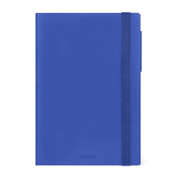 Agenda Diaria 2026/2027 16 Meses - Eclectic Blue - Medium