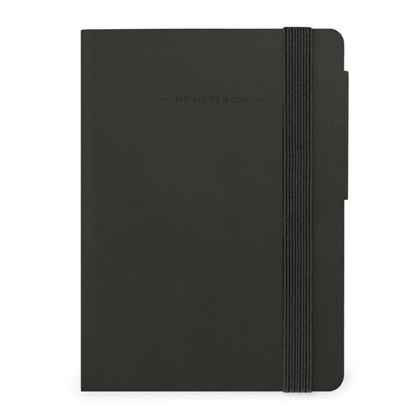 Einfarbiges Blanko-Notizbuch mit Softcover - Black Suit - My Notebook Einfarbiges Blanko-Notizbuch mit Softcover - Black Suit - My Notebook