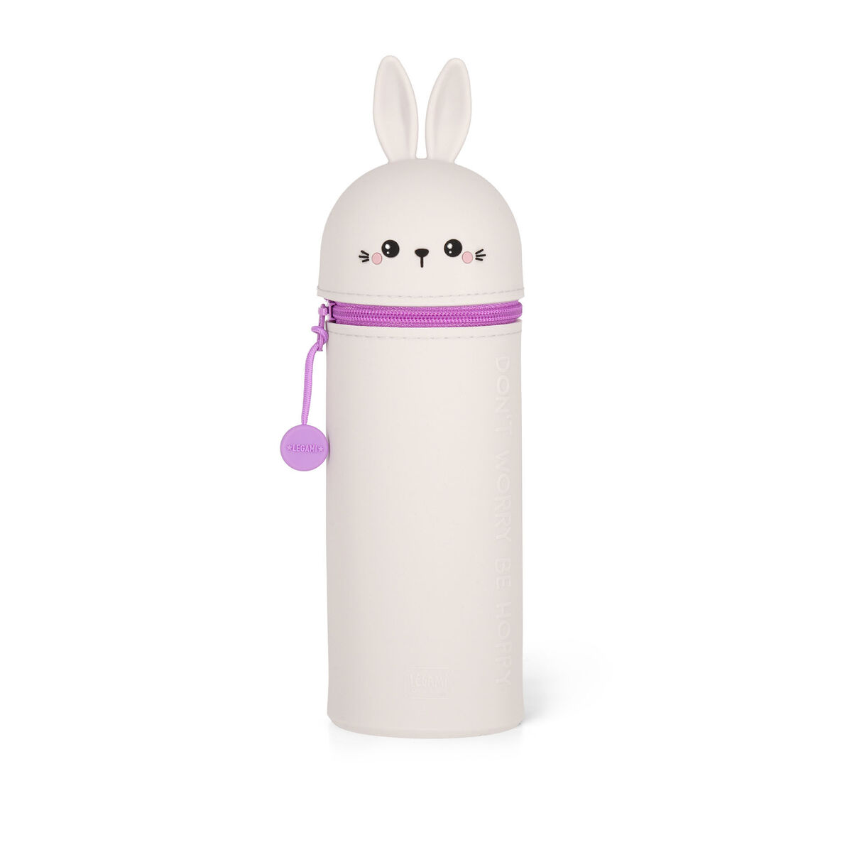 Astuccio 2-in-1 in Silicone Bunny "Don't Worry Be Hoppy