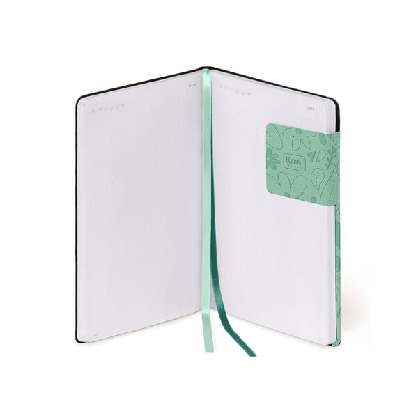 Dotted Notebook with Monochrome Soft Cover - Botanic Garden - My Notebook