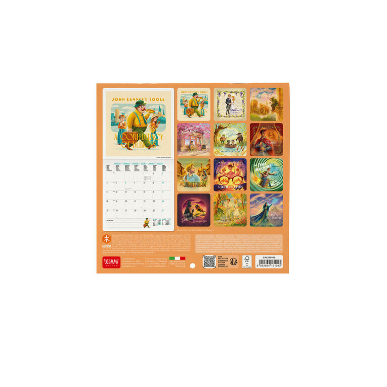 Calendario da Parete 2027 - 18 x 18 cm - Book Lover's Calendario da Parete 2027 - 18 x 18 cm - Book Lover's