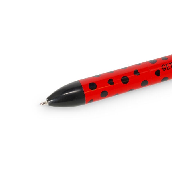 Ladybug Two-Colour Ballpoint Pen - Click&Clack