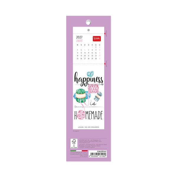 Lesezeichen-Kalender - 5,5 x 18 cm - Aphorisms