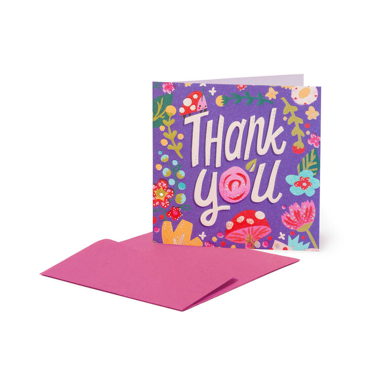 Greeting Card - Small - Various - Thank You Flowers
