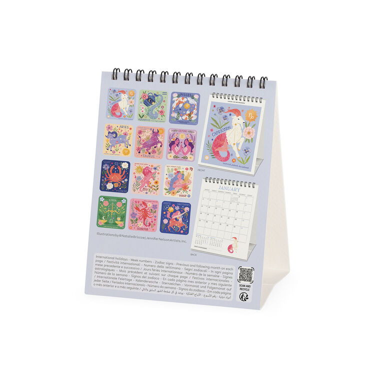 Calendario da Tavolo 2027 - 12 x 14,5 cm - Written in the Stars Calendario da Tavolo 2027 - 12 x 14,5 cm - Written in the Stars