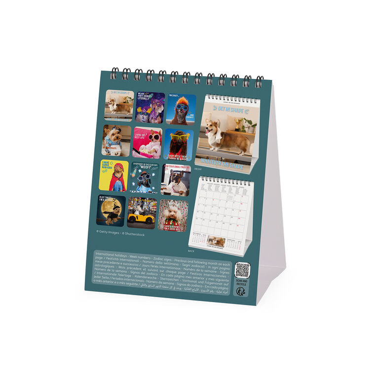 Calendario da Tavolo 2027 - 12 x 14,5 cm - Supawstar Calendario da Tavolo 2027 - 12 x 14,5 cm - Supawstar