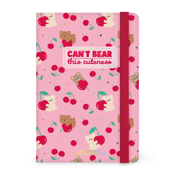 Agenda Semanal Fotográfica 2026/2027 16 Meses - Teddy Bear Pink - Medium