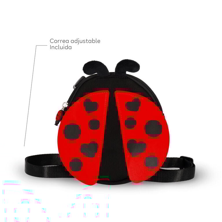 Mochila 2 en 1 con bolsa frontal Ladybug - So Cute!