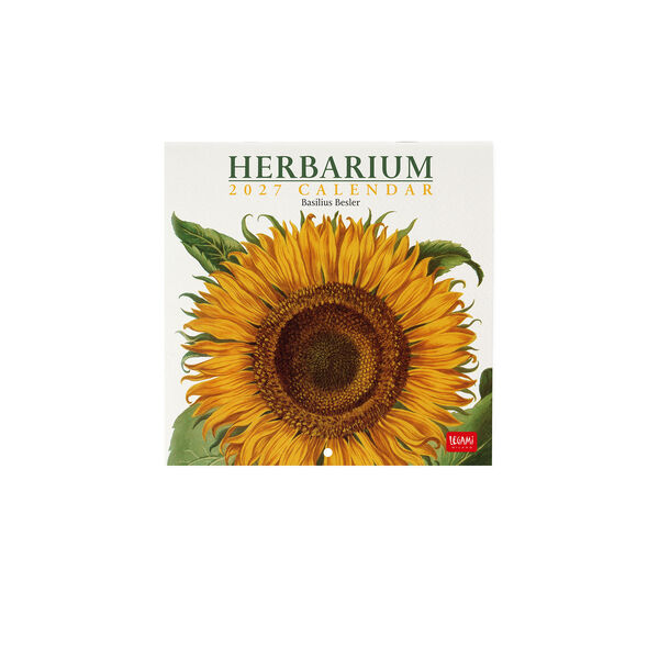 Calendario da Parete 2027 - 18 x 18 cm - Herbarium