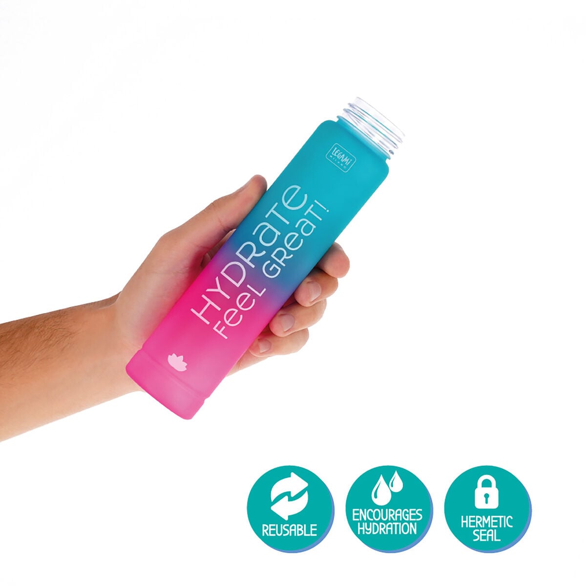 280 ml Mini Water Bottle - Sunrise Vibes - Love Yourself