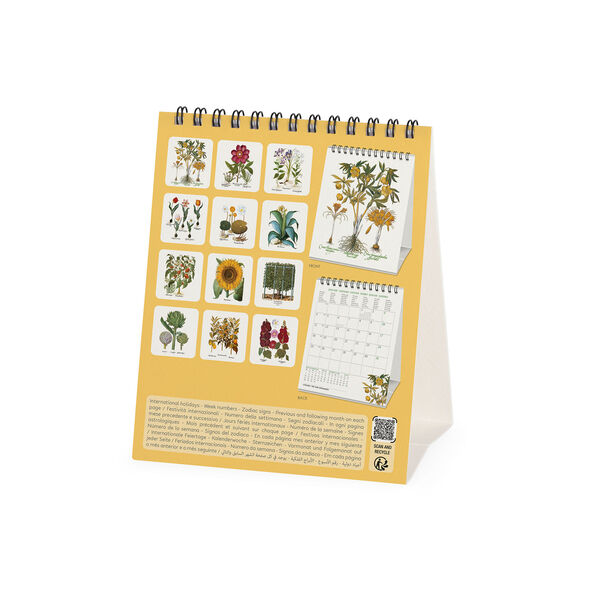 Calendario da Tavolo 2027 - 12 x 14,5 cm - Herbarium