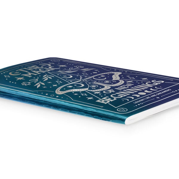 A6 Lined Notebook with Illustrated Hard Cover - Moth A6 Lined Notebook with Illustrated Hard Cover - Moth