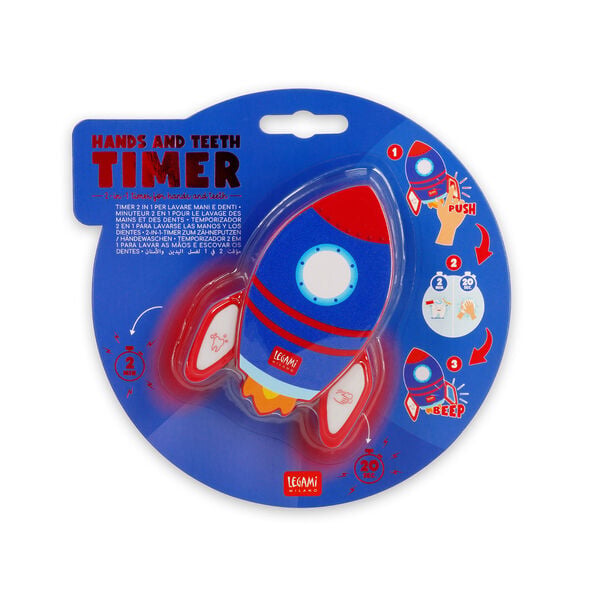 2-in-1-Timer zum Zähneputzen/Händewaschen - Space - Hands and Teeth Timer 2-in-1-Timer zum Zähneputzen/Händewaschen - Space - Hands and Teeth Timer