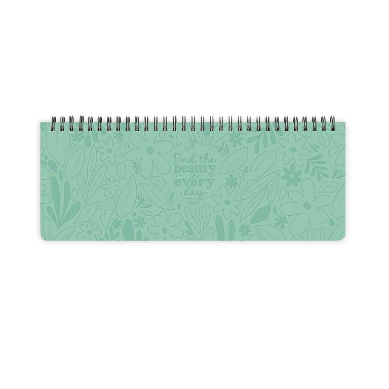 13-Month Desk Planner 2027 - Botanic Garden