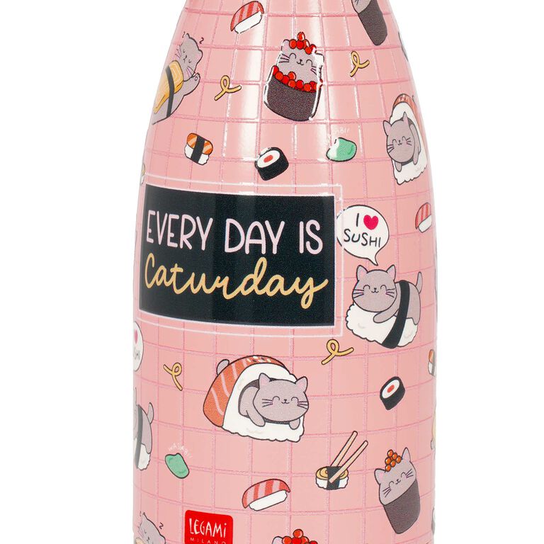 300 ml Mini Vacuum Bottle - Sushi Cat - Hot & Cold 300 ml Mini Vacuum Bottle - Sushi Cat - Hot & Cold