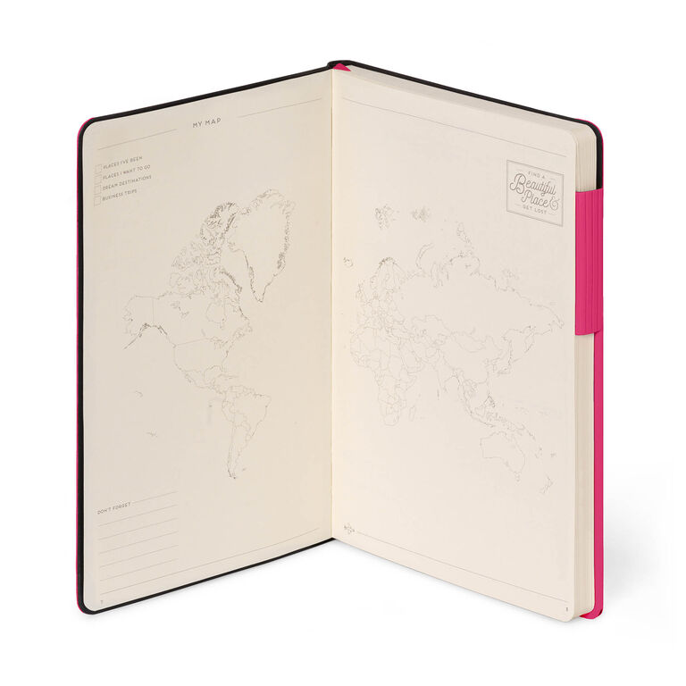 Carnet Ligné avec Couverture Souple Unie - Raspberry - My Notebook