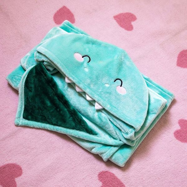 Dino Hooded Blanket - Cosy Hugs