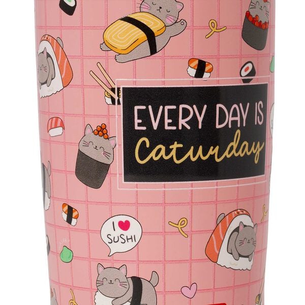 275 ml Vacuum Tumbler - Sushi Cat - Hot & Cold