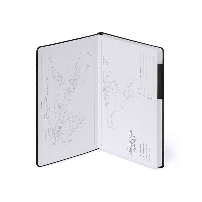 Dotted Notebook with Monochrome Soft Cover - Black Suit - My Notebook Dotted Notebook with Monochrome Soft Cover - Black Suit - My Notebook