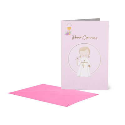 Greeting Card - Girl's First Holy Communion